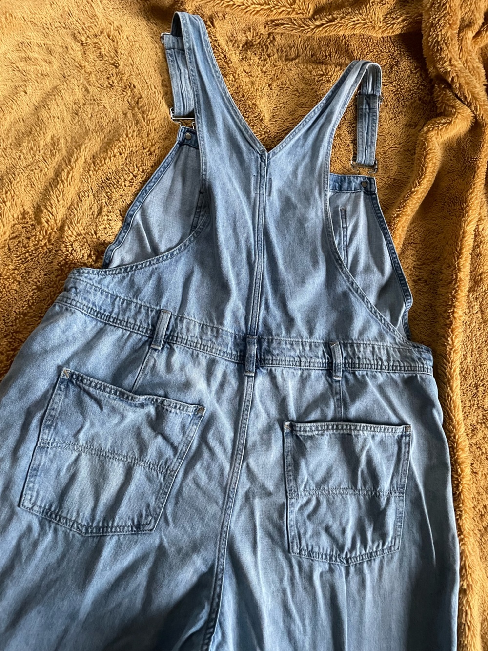GAP Light Blue Denim Women's Overalls - Picture 4 of 9